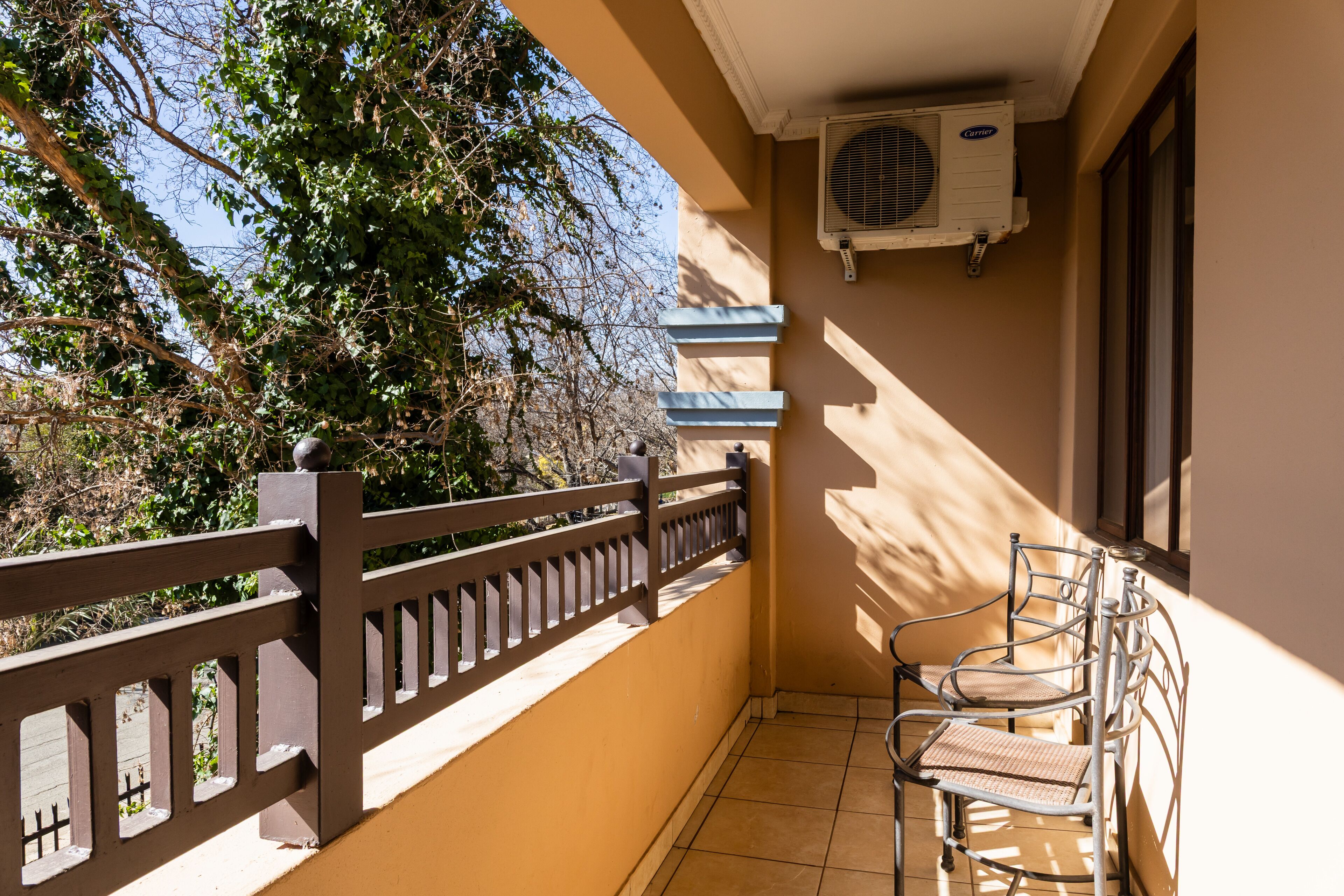 Quarto casal ou duplo luxo | Terraço/pátio