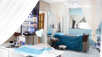 Body treatments, facials, manicures and pedicures