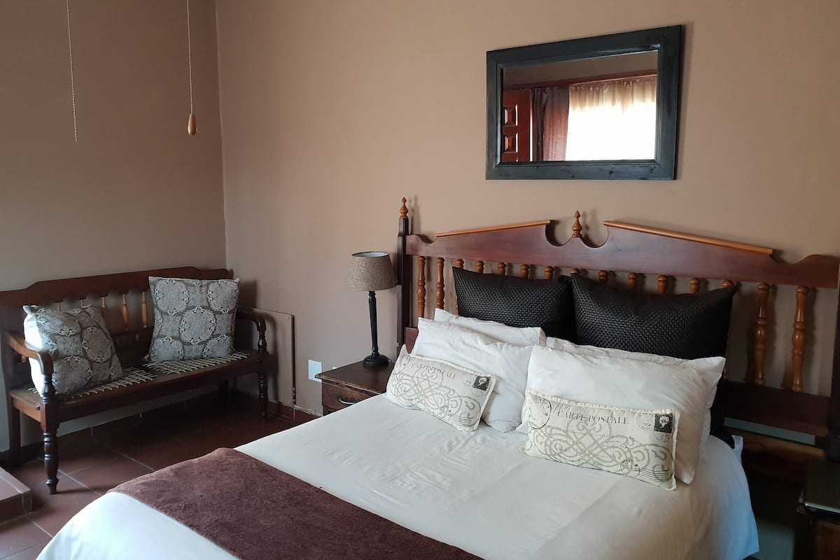 Luxury Double Room | Premium bedding, laptop workspace, free WiFi, individually decorated