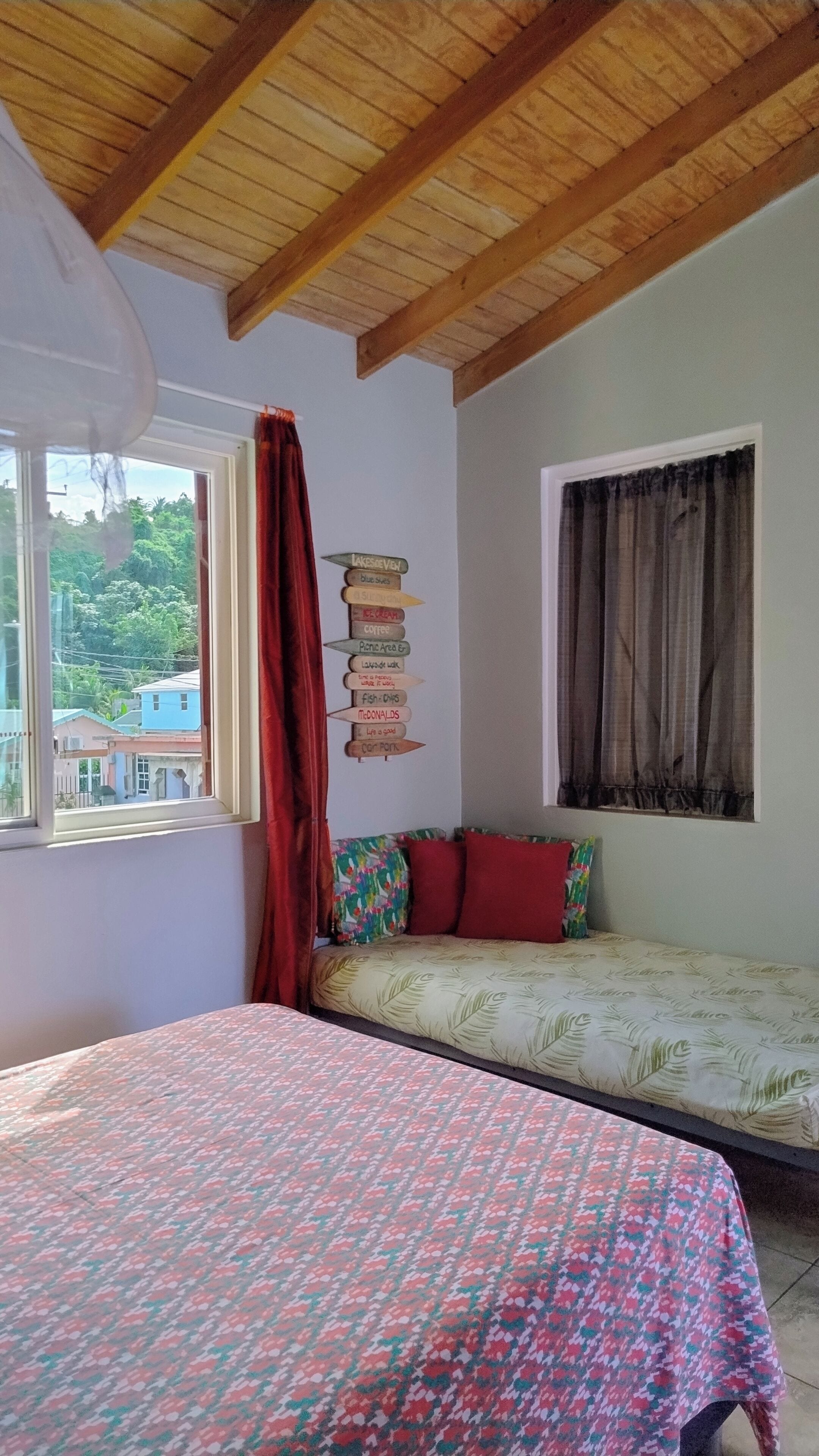Basic Double Room, 1 Queen Bed, Non Smoking, Garden View | Bed sheets
