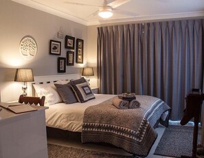 Premium bedding, desk, soundproofing, iron/ironing board