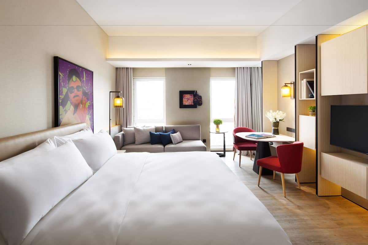 Klassieke kamer, 1 twee- of 2 eenpersoonsbedden | Luxe beddengoed, pillowtop-bedden, een gratis minibar