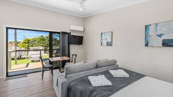 Superior Studio Cabin | 1 quarto, berços grátis, roupa de cama