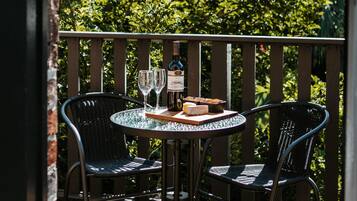 Deluxe suite, 1 kingsize bed, balkon | Balkon