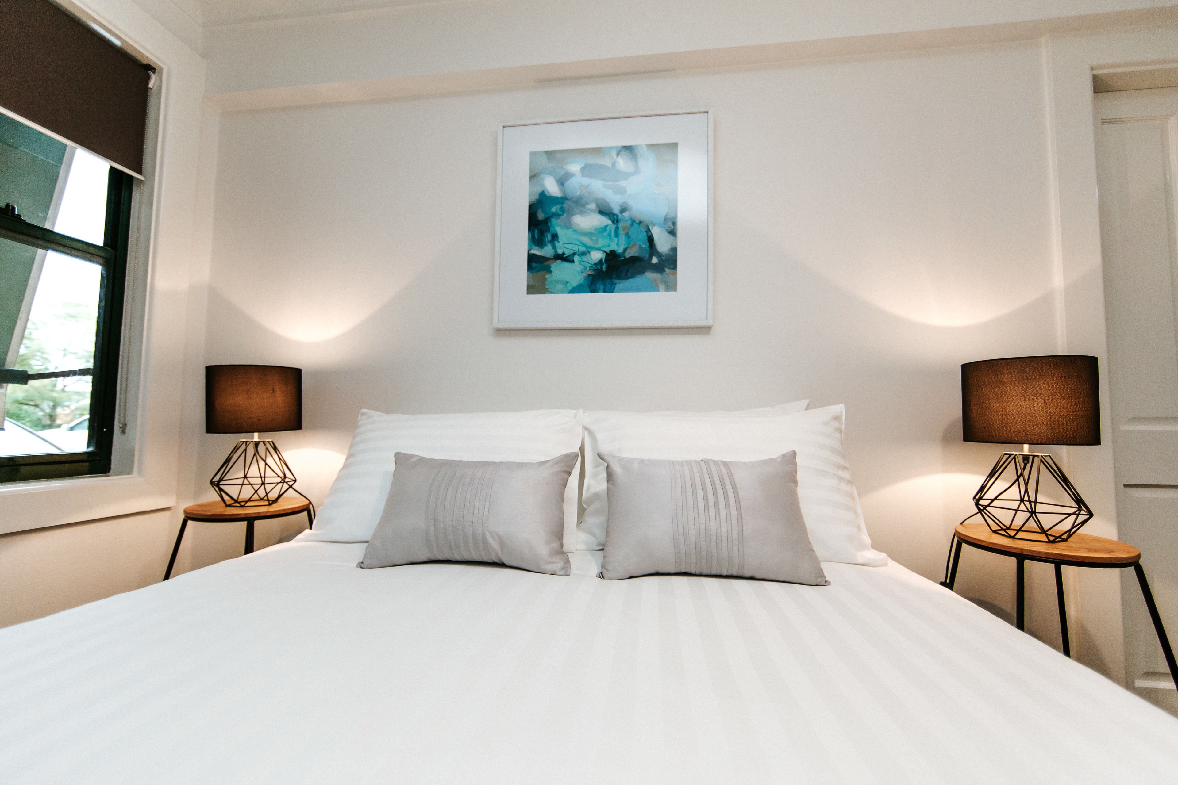 family suite | premium bedding, desk, laptop workspace, iron/ironing board