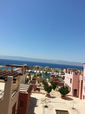 Deluxe Apartment, 3 Bedrooms, Bay View | Beach/ocean view - Tala Bay Apartment Rentals (Aqaba)