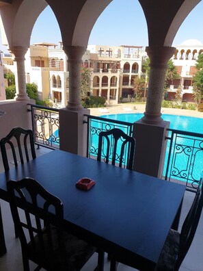 Family Apartment | Terrace/patio - Tala Bay Apartment Rentals (Aqaba)