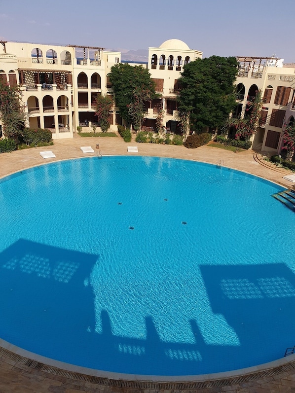 Family Apartment | Terrace/patio - Tala Bay Apartment Rentals (Aqaba)