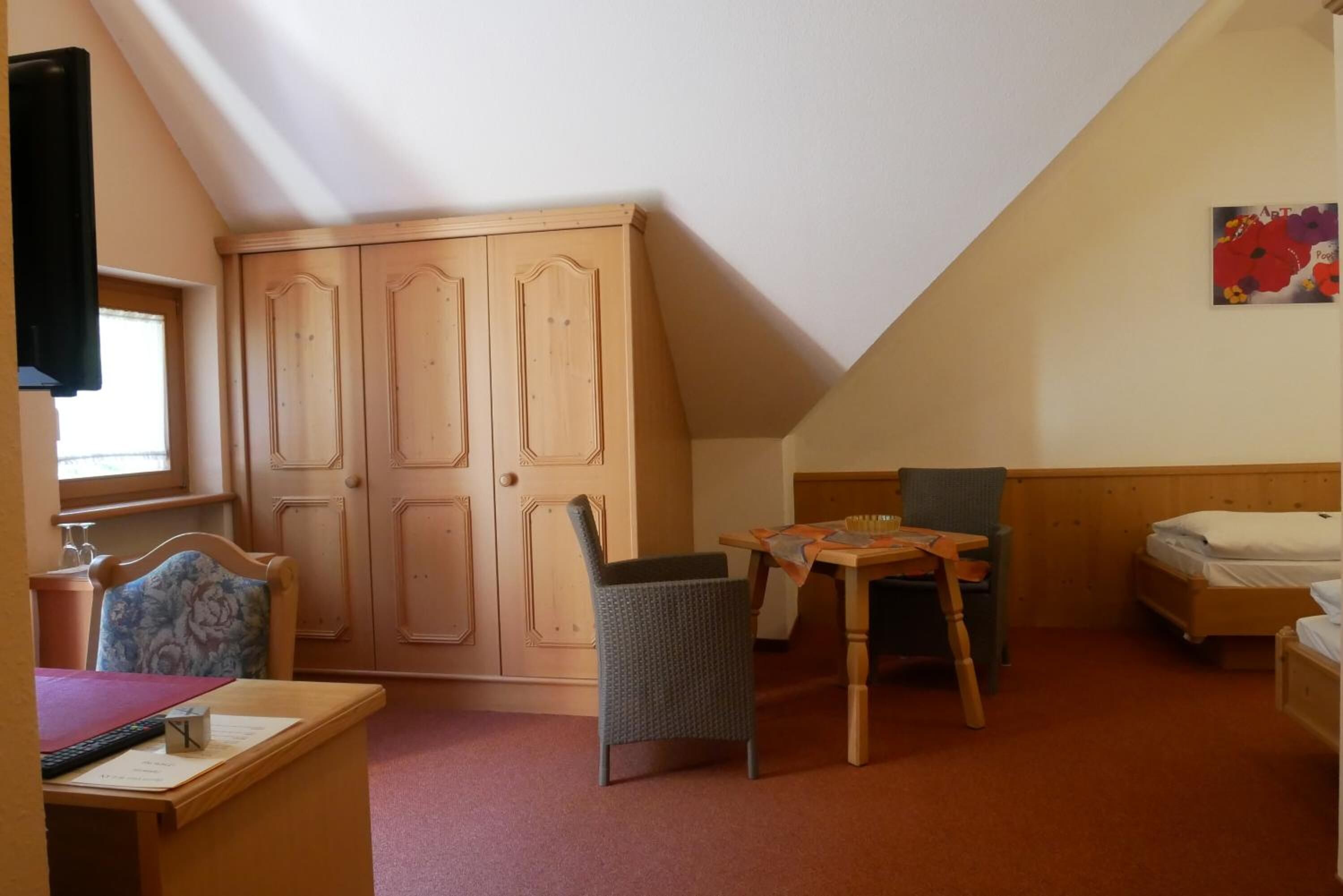 premium bedding, desk, iron/ironing board, free cots/infant beds