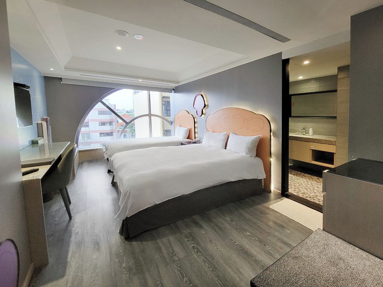 desk, laptop workspace, blackout curtains, soundproofing