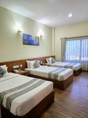 Deluxe Triple Room, 3 Single Beds | 1 bedroom, in-room safe, iron/ironing board, free WiFi - Hotel Water Tower (Bidur)