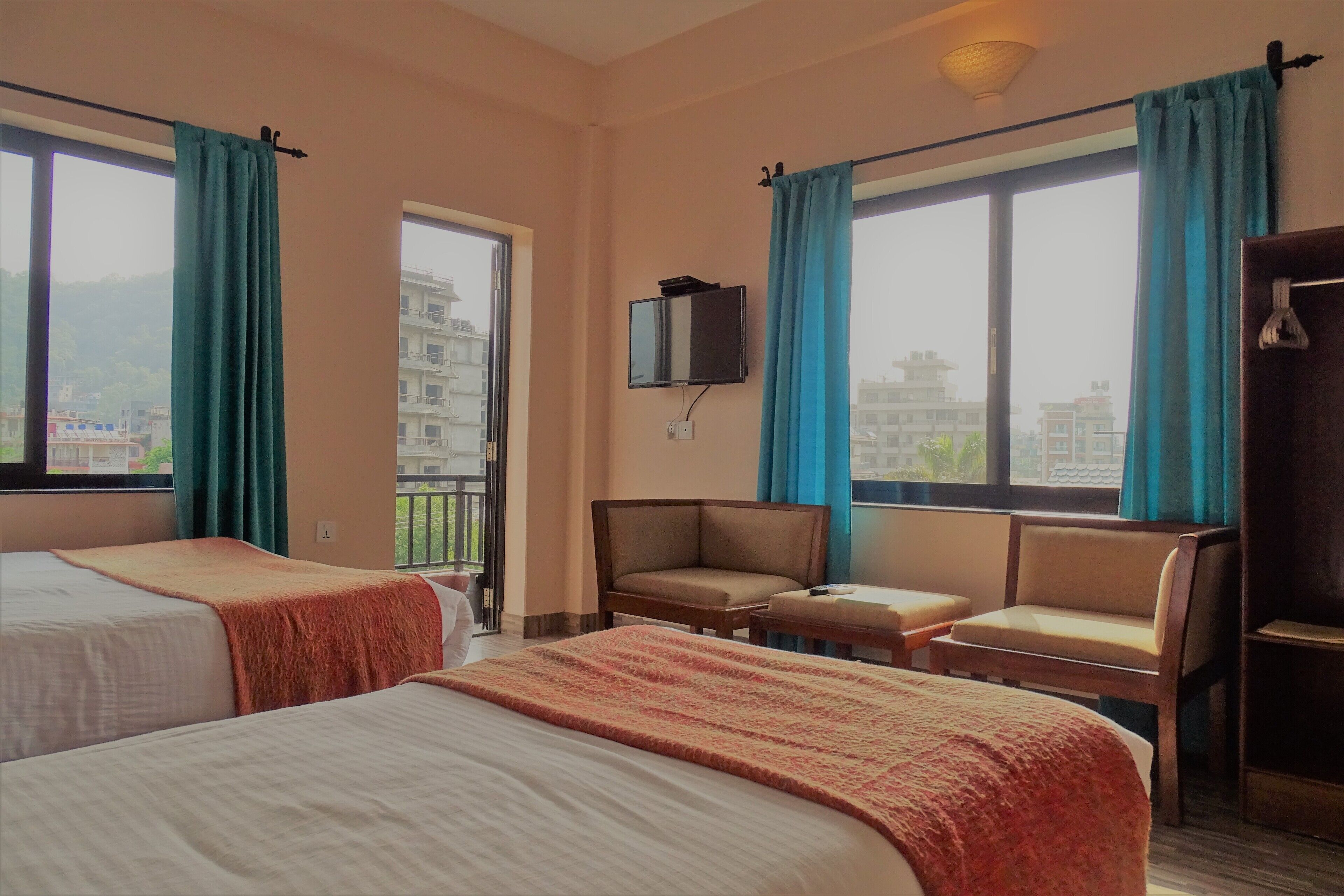 deluxe double or twin room, balcony | 1 bedroom, free wifi, bed sheets