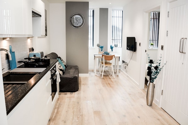 Appartement Confort, 1 lit double et 1 canapé-lit, non-fumeur | Coin séjour