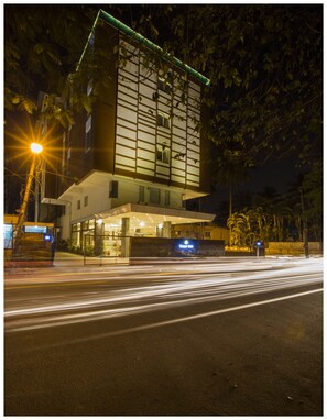 Front of property – evening/night