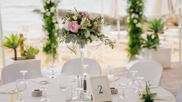 Área de bodas al aire libre