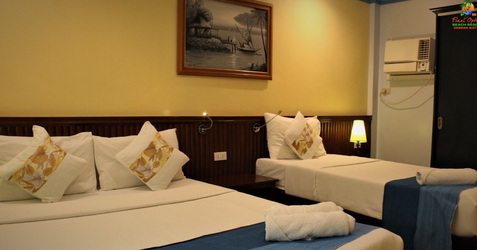 executive room, multiple beds | in-room safe, free wifi, bed sheets
