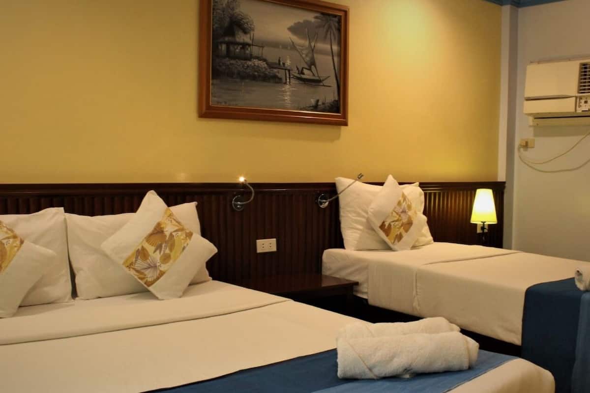 executive room, multiple beds | in-room safe, free wifi, bed sheets