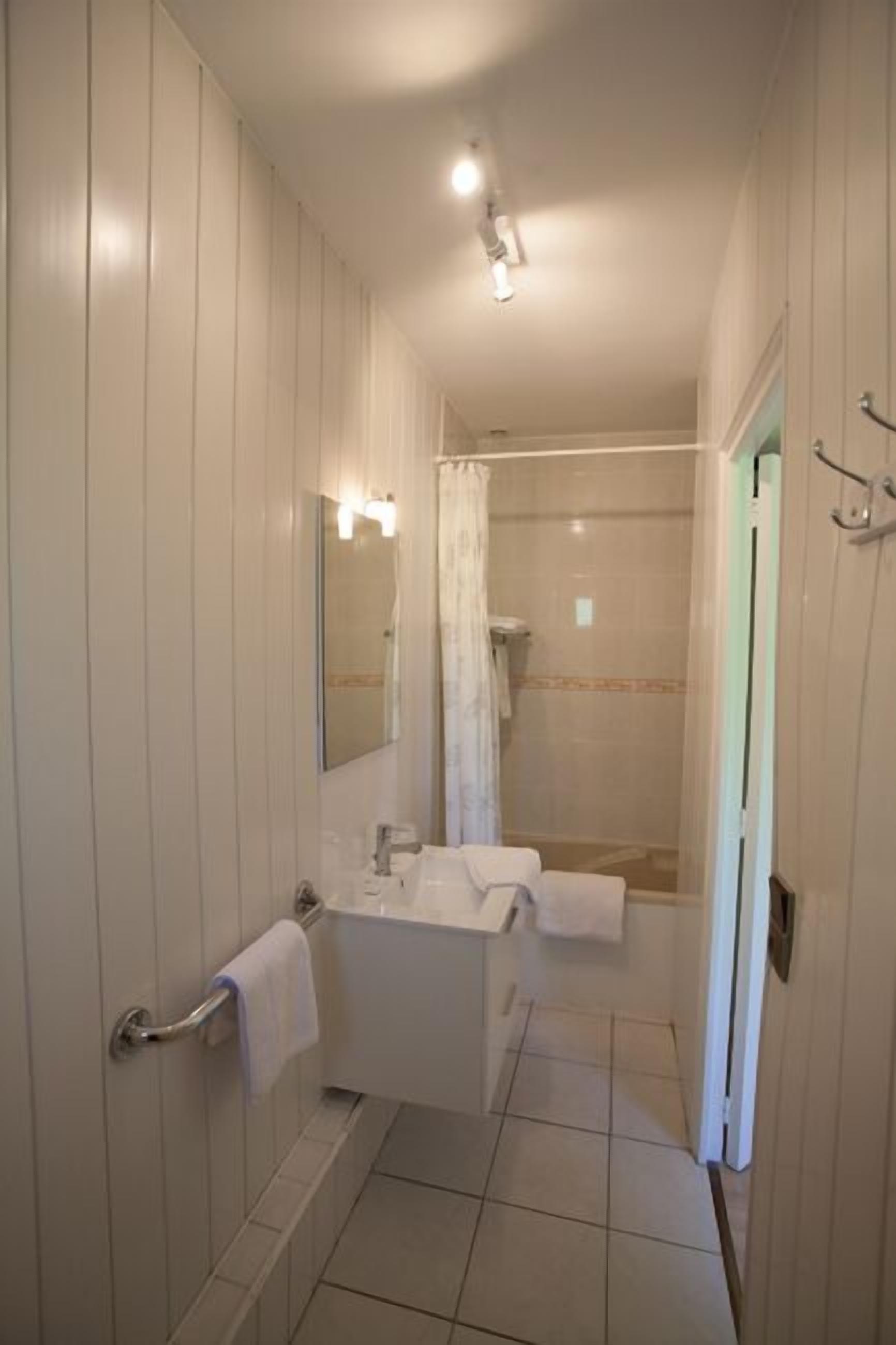 free toiletries, hair dryer, towels