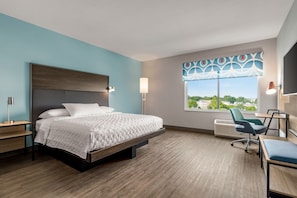 Blackout drapes, iron/ironing board, free WiFi, bed sheets