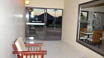 Interior entrance