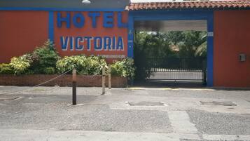 Majoituspaikan julkisivu