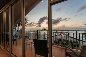 Rom – president, flere senger, ikke-røyk | Utsikt mot strand/hav