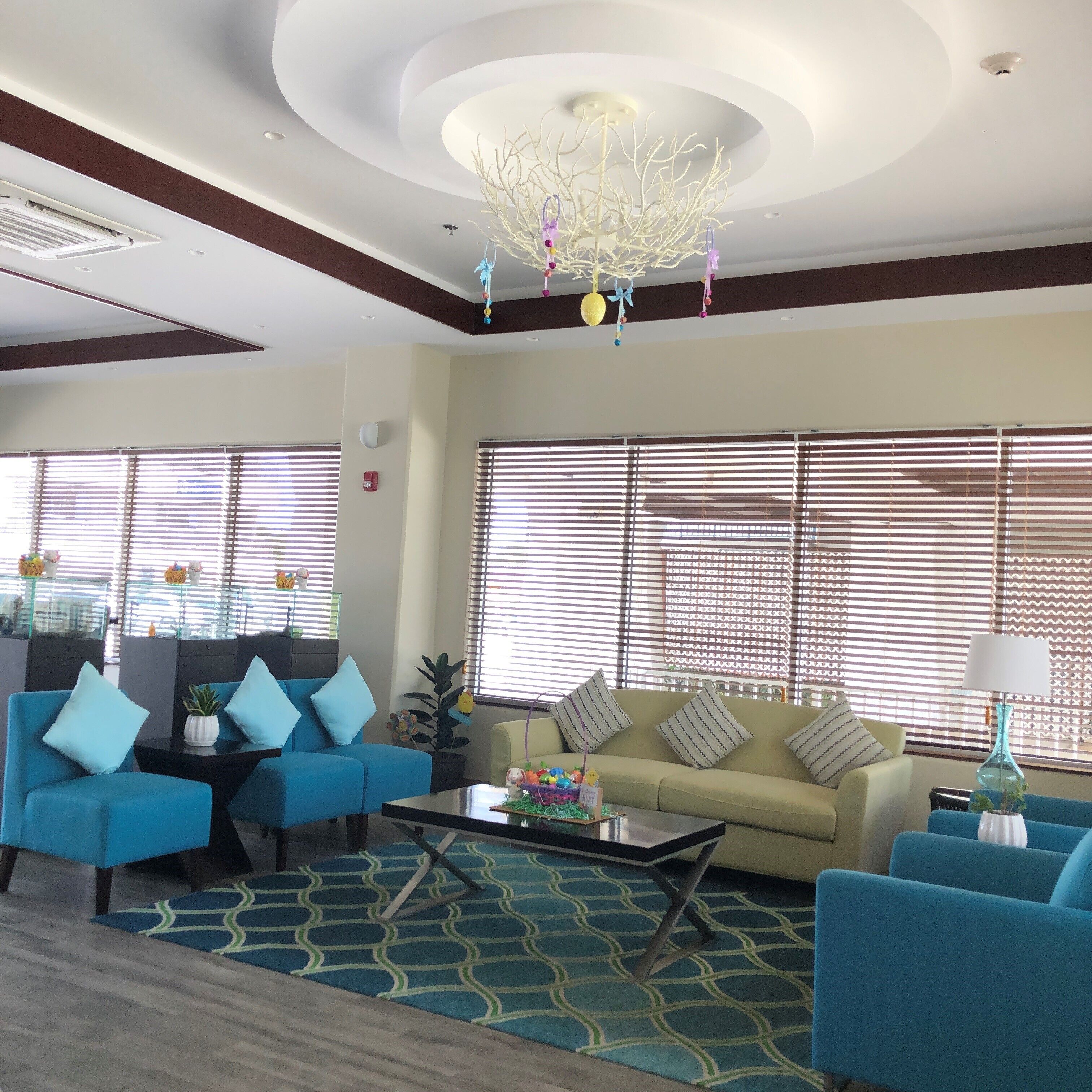 Lobby sitting area