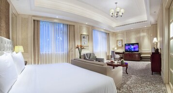 精致園景大床房 | 1 間睡房、高級寢具、羽絨被、迷你吧