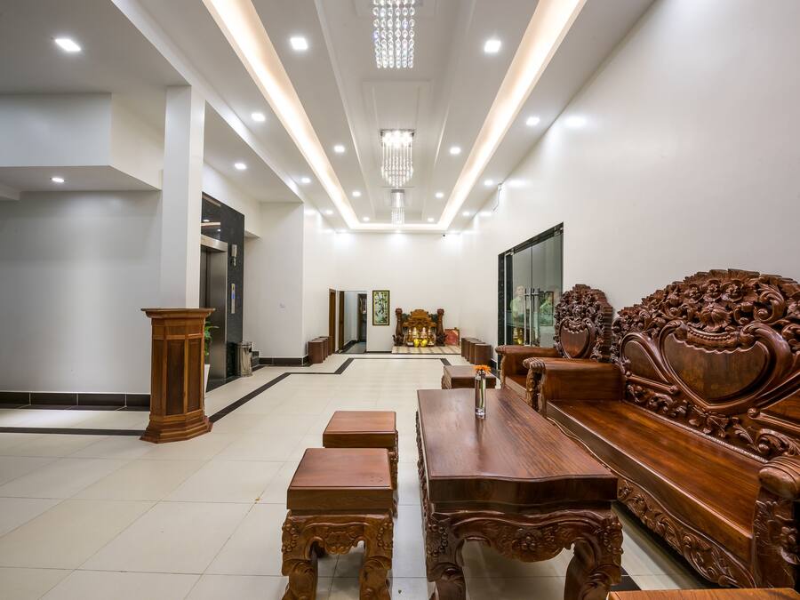 Sala de estar en el lobby