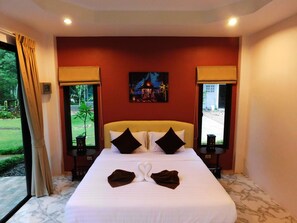 King Room  | Minibar, meja kerja, tirai kedap cahaya, dan Wi-Fi gratis