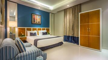 1 bedroom, in-room safe, blackout curtains, iron/ironing board