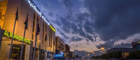 Front of property - evening/night