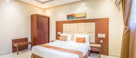 Blackout drapes, iron/ironing board, free WiFi