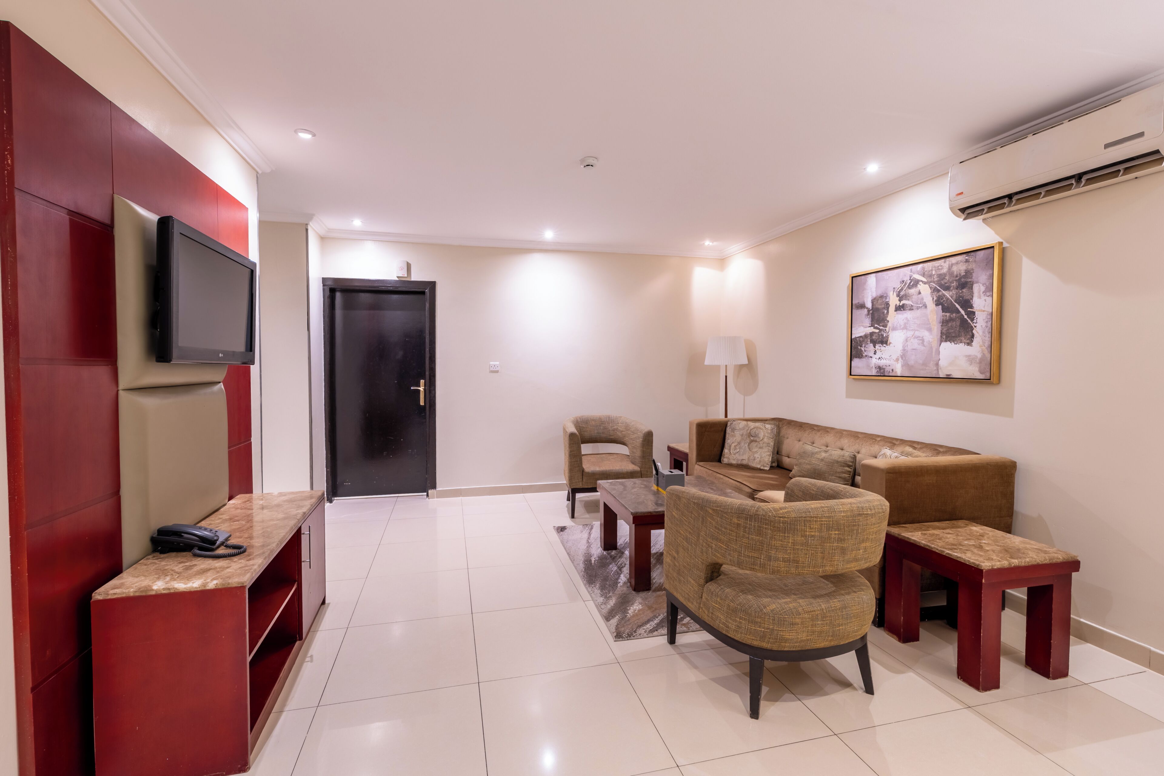 Apartment, 1 Bedroom | Living room | LCD TV