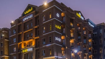 Front of property - evening/night
