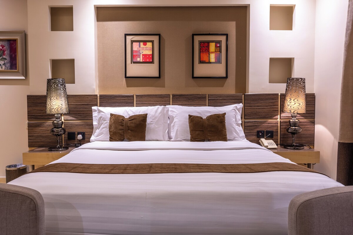 Double Room | In-room safe, blackout drapes, iron/ironing board (on request)