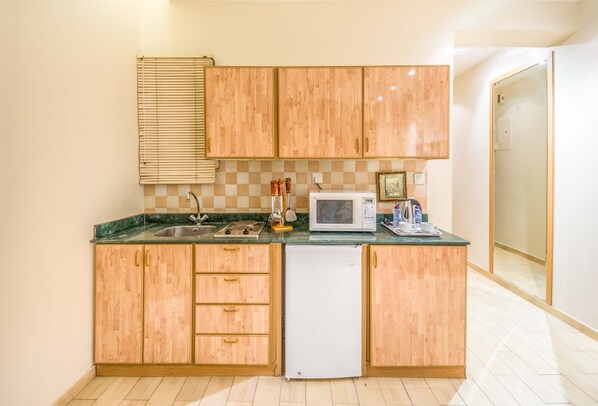 Huoneisto, 1 makuuhuone | Yksityinen keittiö