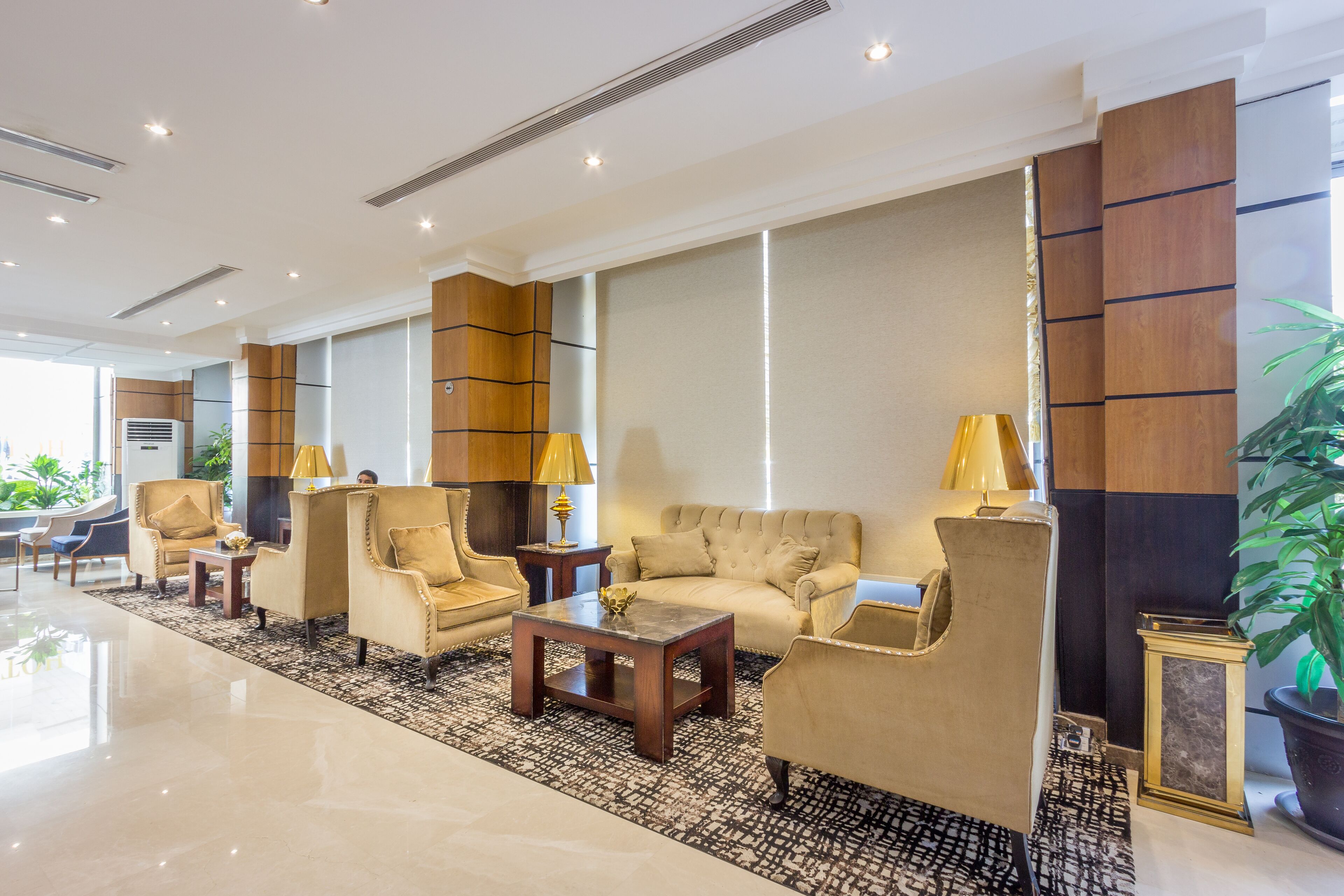 Sala de estar en el lobby