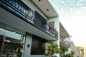 Majoituspaikan sisäänkäynti