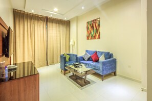 Apartment, 1 Bedroom | Blackout curtains, iron/ironing board, free WiFi - Al Muhaidb Residence Al JAWAZAT  1 (Riyadh)