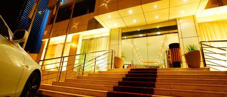 Front of property – evening/night