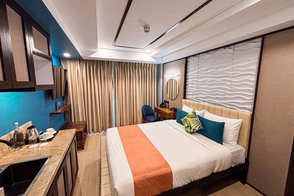 Deluxe-Zweibettzimmer | Zustellbetten, kostenloses WLAN, Bettwäsche
