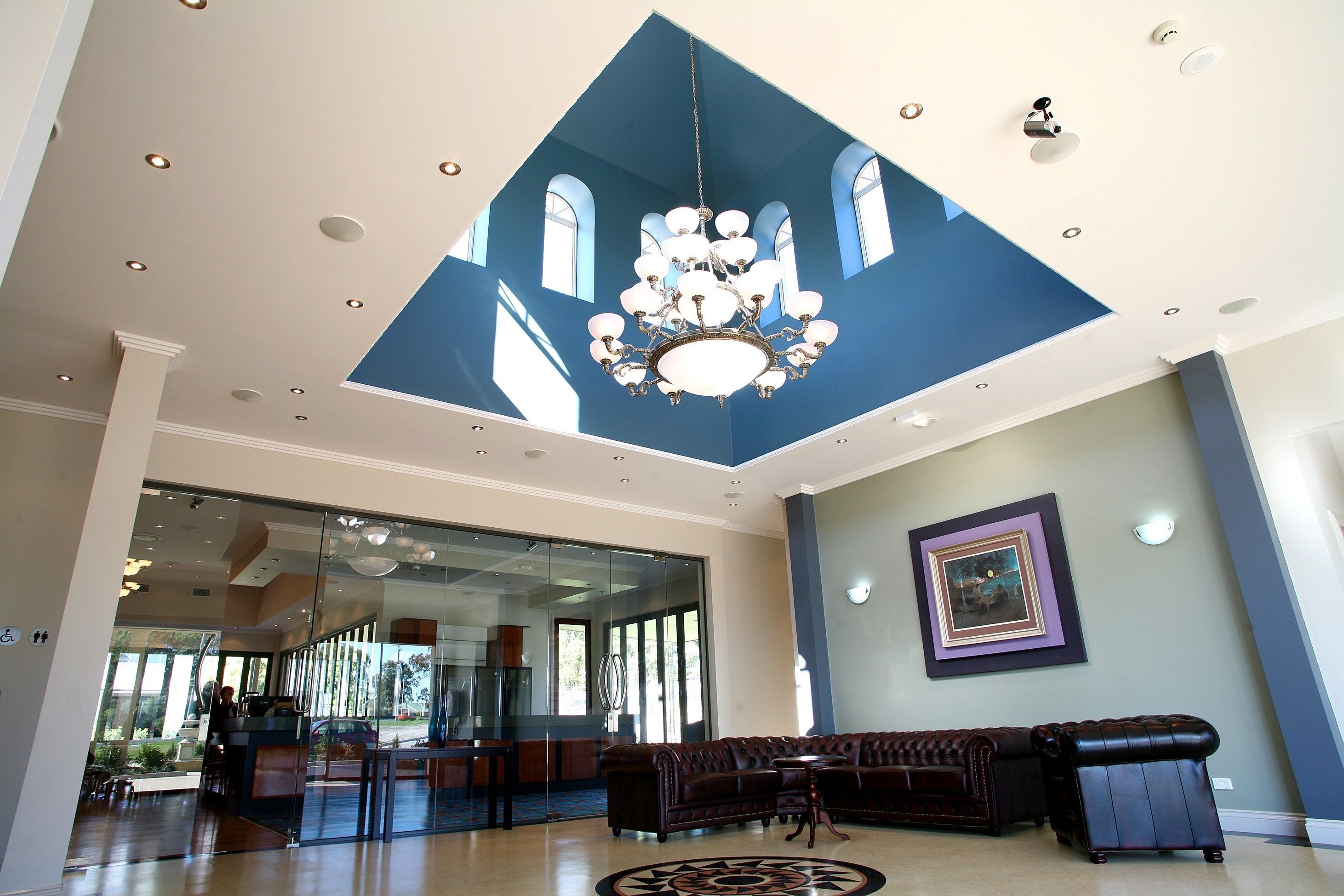 Sala de estar en el lobby