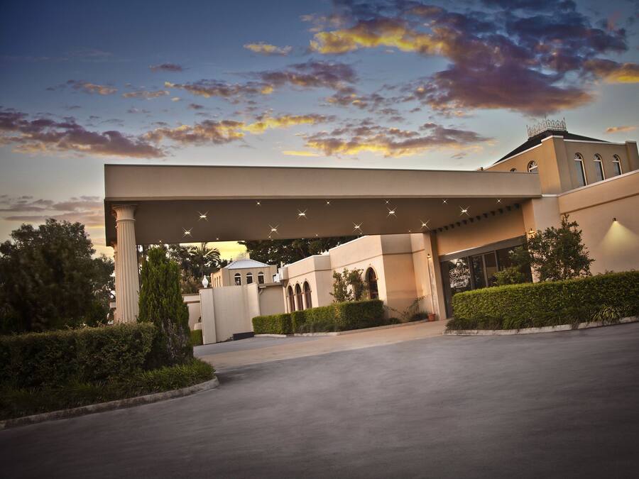 Overnatningsstedets indgangsparti