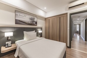 Executive Süit, 4 Yatak Odası, Mutfak, Park Manzaralı | Minibar, odada kasa, ayrı ayrı dekore edilmiş, ayrı ayrı döşenmiş 