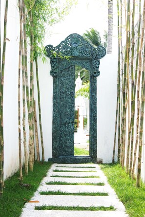 Interior entrance