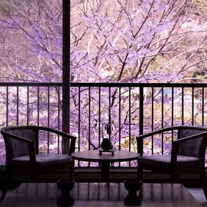 Vue depuis l’hébergement