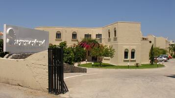 Overnatningsstedets facade