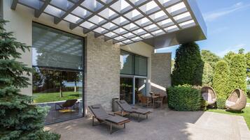 Cottage Deluks, 2 kamar tidur, teras | Teras/patio