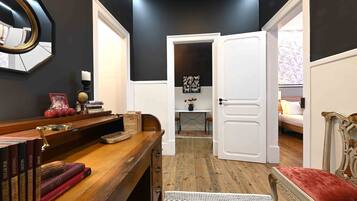 28-cm flat-screen TV with cable channels, TV